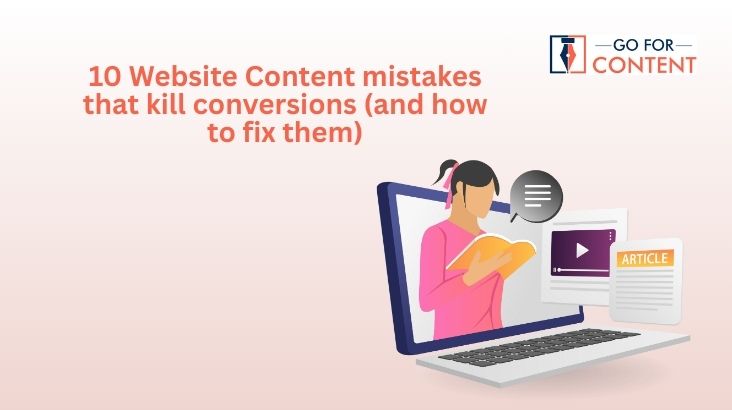 10 website content mistakes that kill conversions (and how to fix them)